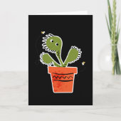 Venus Flytrap Karnivoren wie Fliegen Karte (Vorderseite)