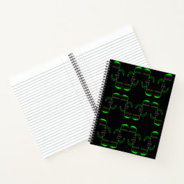 Venus Flytrap Muster Spiral Notebook Notizblock
