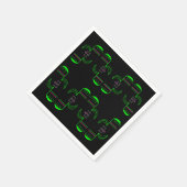 Venus Flytrap Musterpapier Napkin Serviette (Ecke)