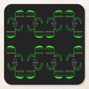 Venus Flytrap Musterpapier Untersetzer