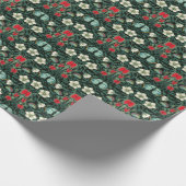 Venus Flytrap und Blue Butterfly Geschenkpapier (Ecke)