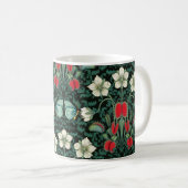 Venus Flytrap und Blue Butterfly Kaffeetasse (VorderseiteRechts)