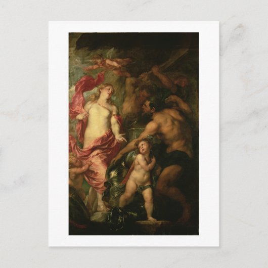 Venus frage Vulkan für die Rüstung von Aeneas (Öl Postkarte (Vorderseite)
