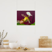 Venus Frauenschuh Orchidee Poster (Küche)