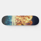 Venus im Wasser. Skateboard (Horizontal)