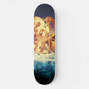 Venus im Wasser. Skateboard