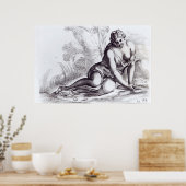 Venus in the Borghese Gardens, c.1653 Poster (Küche)
