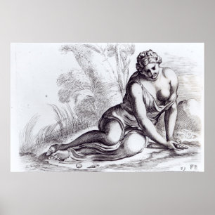 Venus in the Borghese Gardens, c.1653 Poster