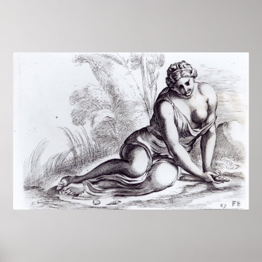 Venus in the Borghese Gardens, c.1653 Poster (Vorne)