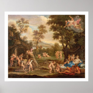 Venus in Vulcans Schmiede, 18. Jahrhundert Poster