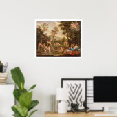 Venus in vulkanischer Schmiede, 18. Jahrhundert Poster (Heimbüro)