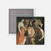 Venus in Vulkanschmiede, 1641 Magnet (Vorderseite/Rückseite)