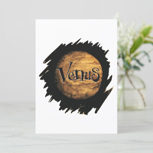 Venus Ink Drawing Einladung