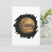 Venus Ink Drawing Einladung (Stehend Vorderseite)