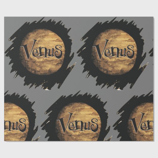Venus Ink Drawing Geschenkpapier (Flach)