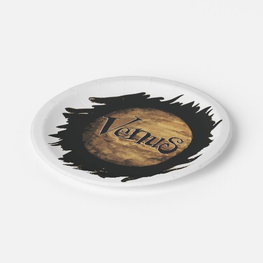 Venus Ink Drawing Pappteller (Schrägansicht)