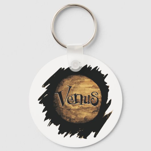 Venus Ink Drawing Schlüsselanhänger (Rückseite)