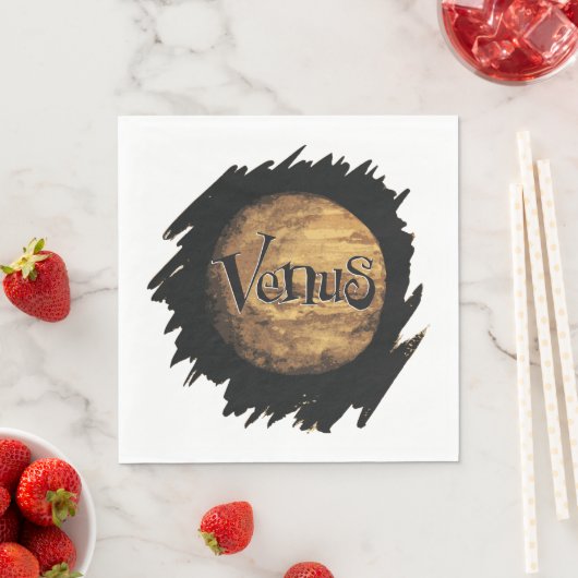 Venus Ink Drawing Serviette (Beispiel)