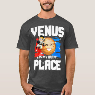 Venus ist mein glücklicher Ort, lange Schläfchen T-Shirt