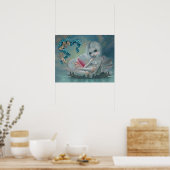 Venus mit Cherubs ART PRINT Tiefbraun Kunst große Poster (Küche)