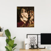 Venus mit Mirror - Tizian Art Poster (Heimbüro)