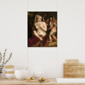 Venus mit Mirror - Tizian Art Poster (Küche)
