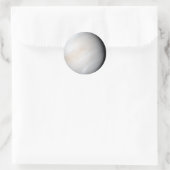 Venus mit Wolken Runder Aufkleber (Tasche)