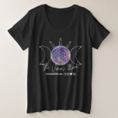 Venus Moon T-Shirt Goddess Sizing (Design vorne)