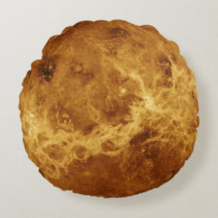 Venus Planet Foto Space Solar System Liebe Passion Rundes Kissen