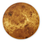 Venus Planet Solar System Libra Liebe Orange Keramikknauf (Vorderseite)