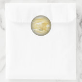 Venus-Planet-Venus-Aufkleber Runder Aufkleber (Tasche)