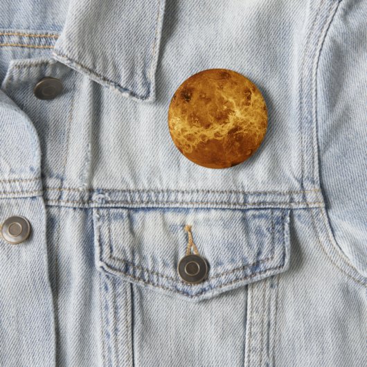 Venus-Planeten-Foto Button (Beispiel)