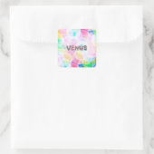 Venus Quadratischer Aufkleber (Tasche)