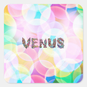 Venus Quadratischer Aufkleber