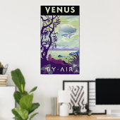 Venus-Reiseplakat Poster (Heimbüro)