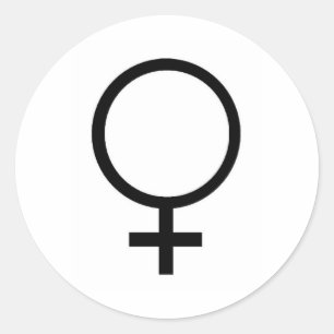 VENUS RUNDER AUFKLEBER