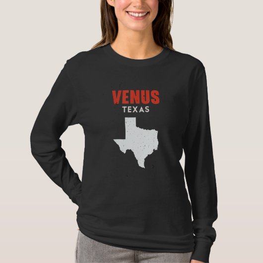 Venus Texas USA State America Travel Texas T-Shirt (Vorderseite)