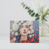 Venus-Tränen Postkarte (Stehend Vorderseite)