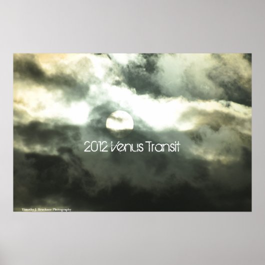 Venus Transit 2012 Poster (Vorne)
