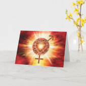 Venus u. Mars vereinigen Karte (Gelbe Blume)