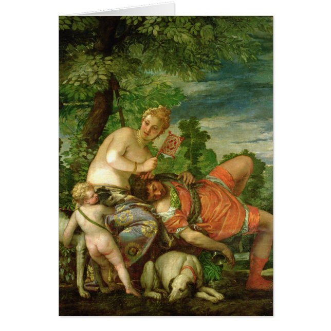 Venus und Adonis, 1580 (Vorne)