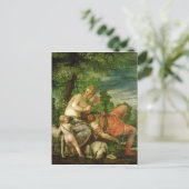 Venus und Adonis, 1580 Postkarte (Stehend Vorderseite)