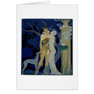 Venus und Adonis (Farbelitho)