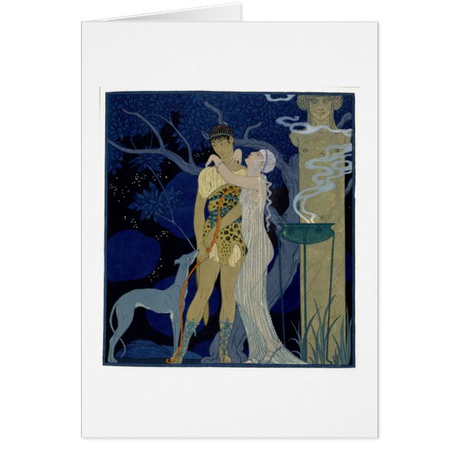 Venus und Adonis (Farbelitho) (Vorne)