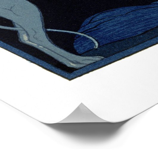 Venus und Adonis (Farblitho) Poster (Ecke)