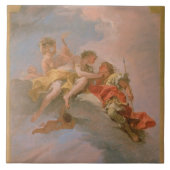Venus und Adonis (Öl auf Leinwand) Fliese (Vorderseite)