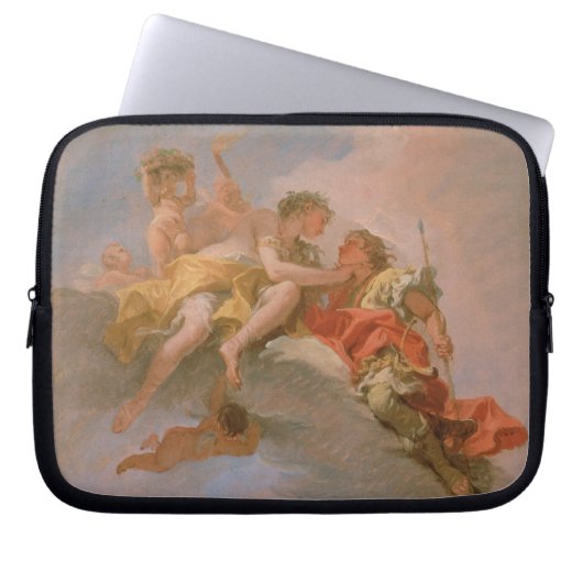 Venus und Adonis (Öl auf Leinwand) Laptopschutzhülle (Vorderseite)