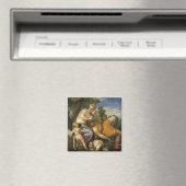Venus und Adonis (von Paolo Veronese) Magnet (In Situ (Geschirrspüler))