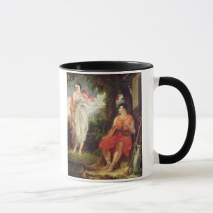 Venus und Anchises, 1826 (Öl auf Leinwand) Tasse