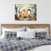 Venus und Anchises Leinwanddruck (Insitu (Schlafzimmer))